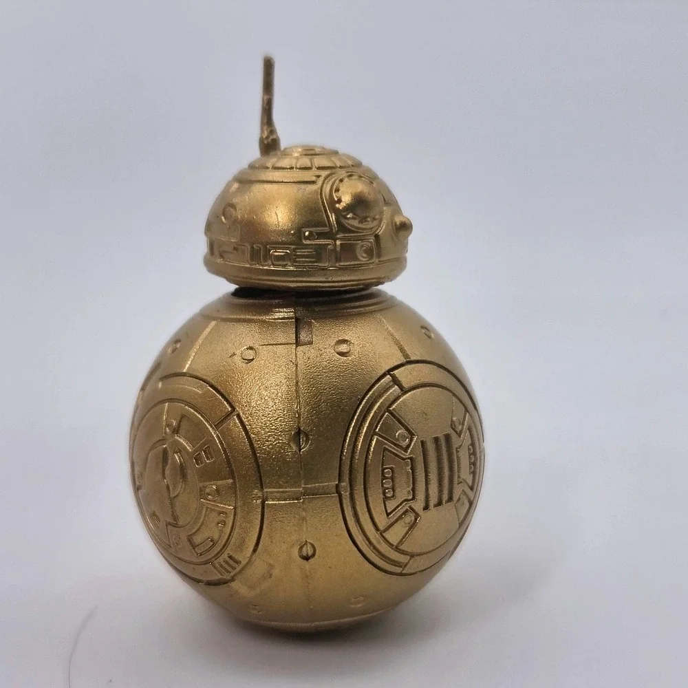 Hasbro Star Wars BB-8 Droid Figure Small Gold Good Condition Metallic